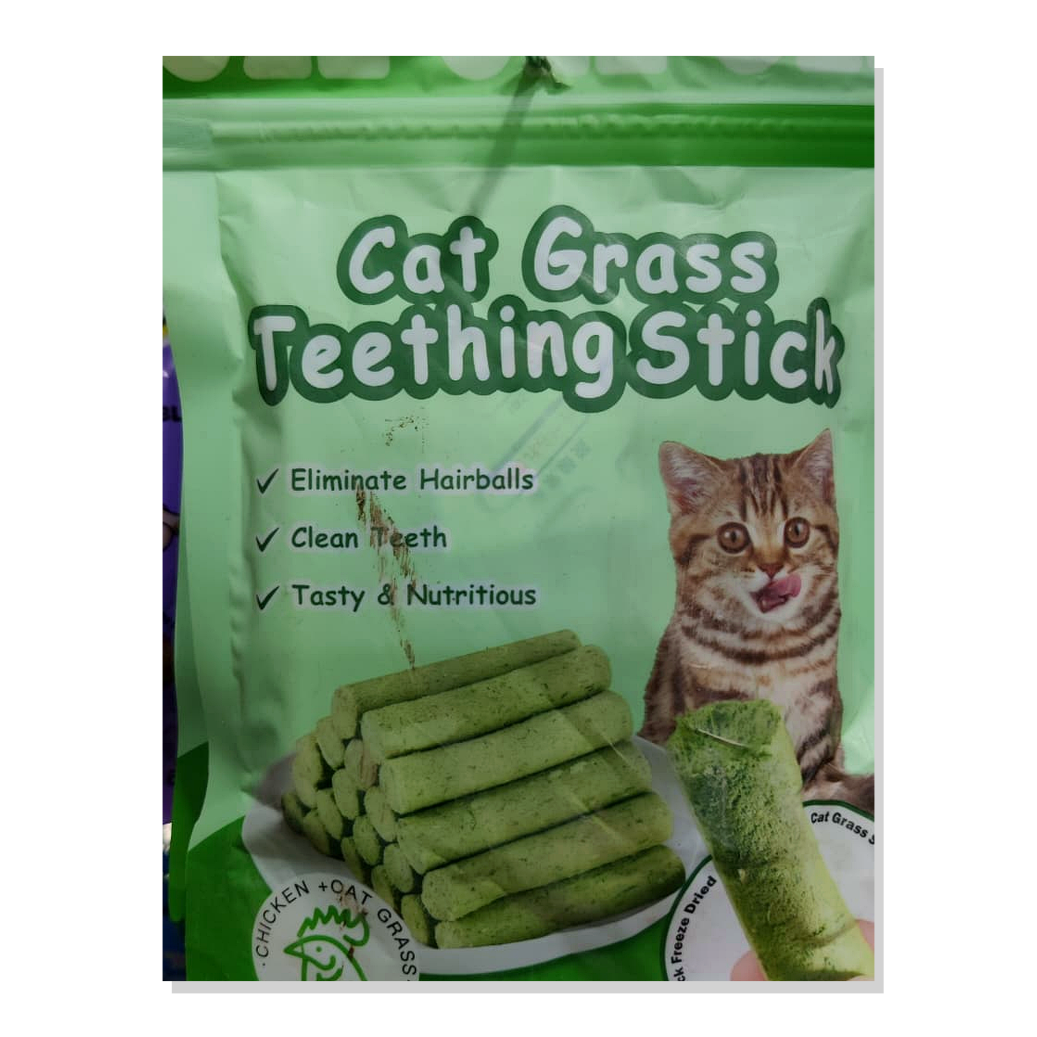 Cat Grass Teething Sticks